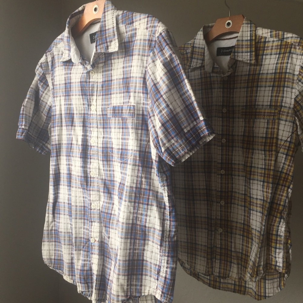 New Listing! Men’s Checked Button Down Bundle - image 2